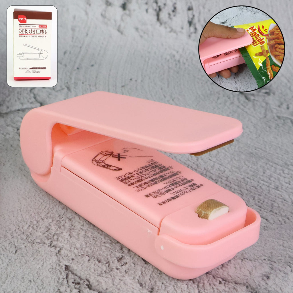 Mini Plastic Bag Sealer â€“ Portable Heat Sealing Machine (Battery Operated / 1 Pc)