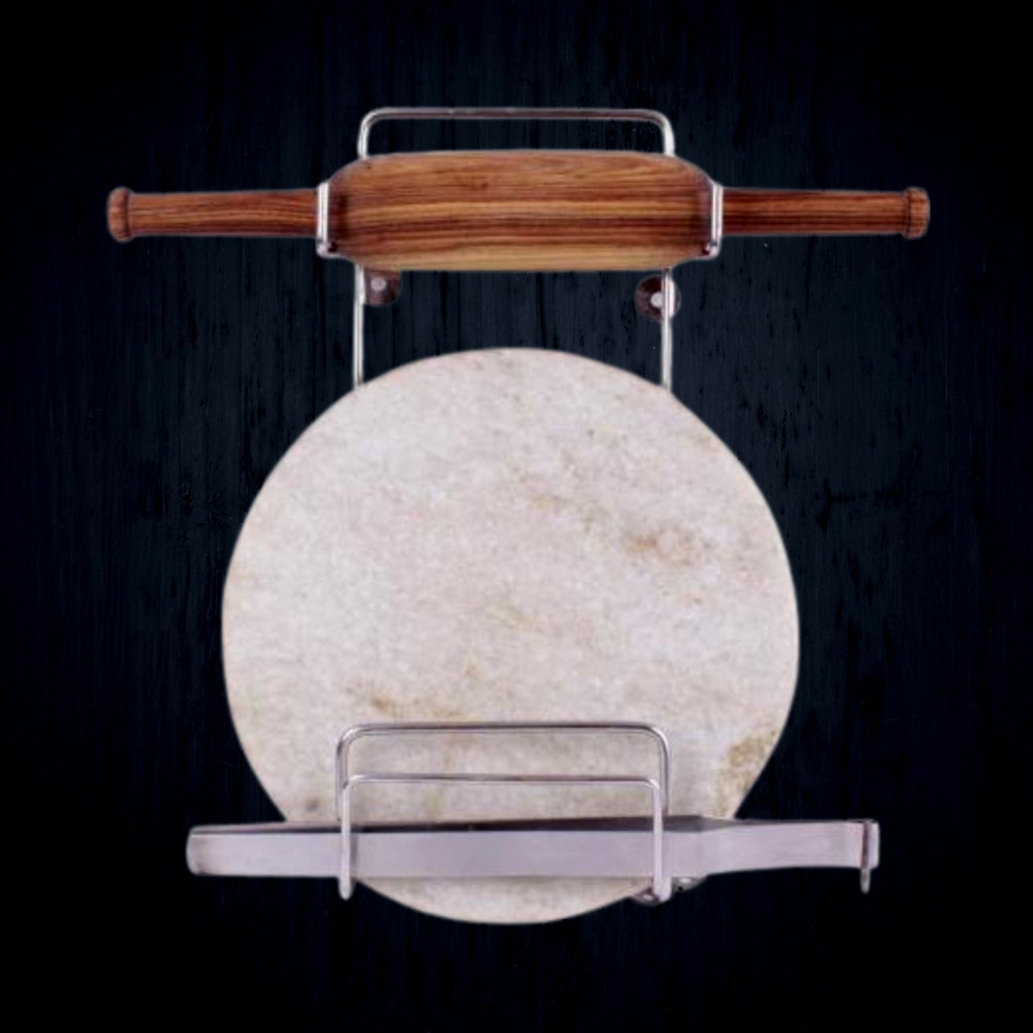 Chakla, Belan, Chimta Stand Multi-Purpose Rack for Kitchen (1 Pc )