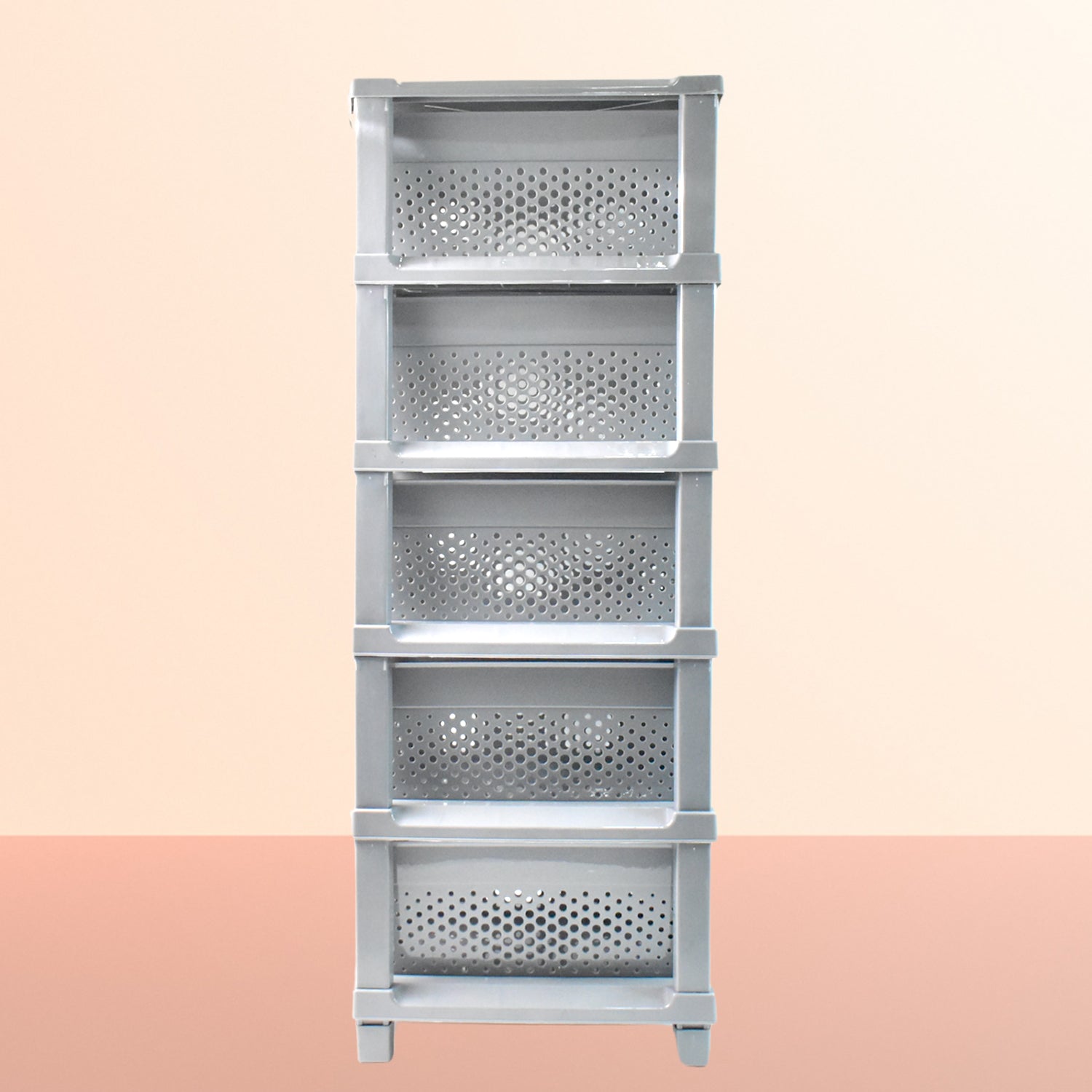 Multi-Purpose Anti-Slip 5 Layer Modular Drawer Storage System (68Ã—33 Cm)