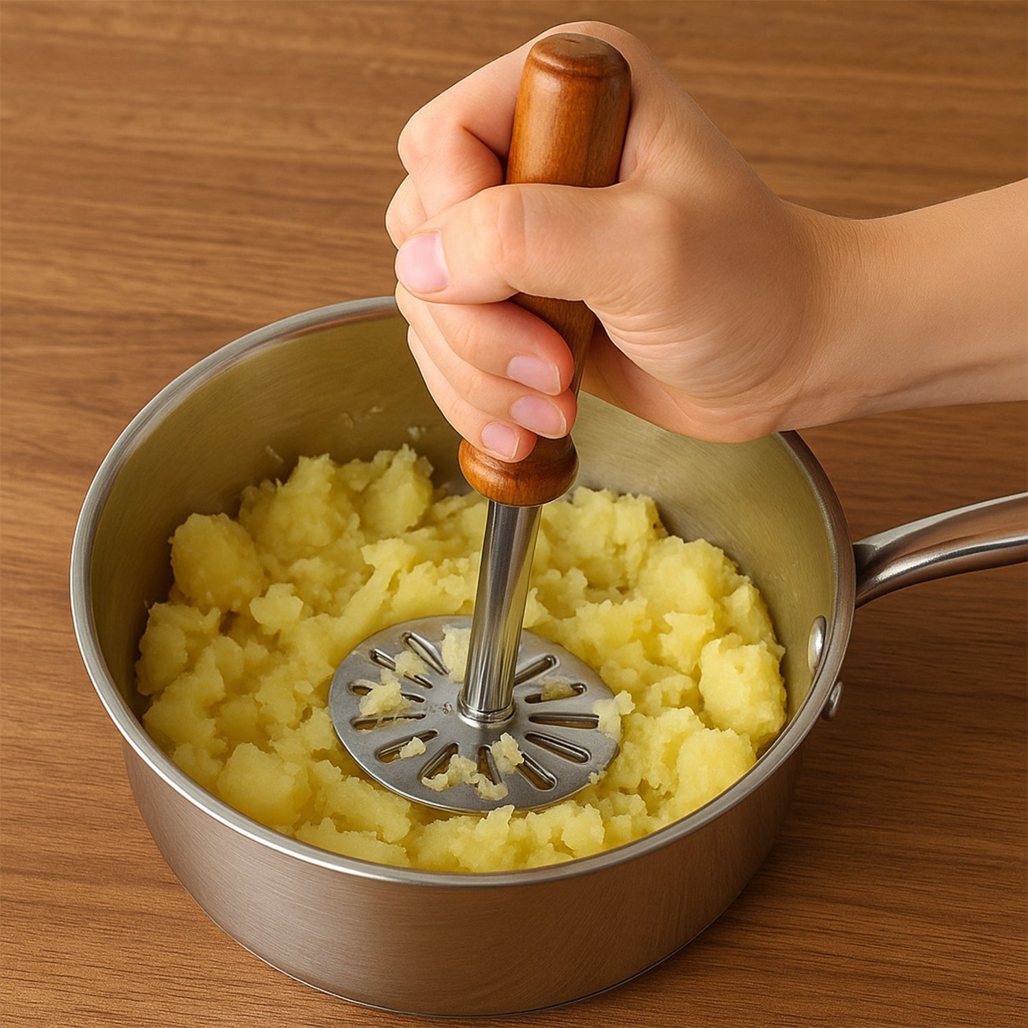 Pavbhaji Masher â€“ Strong Kitchen Tool for Mashing Pavbhaji & Vegetables