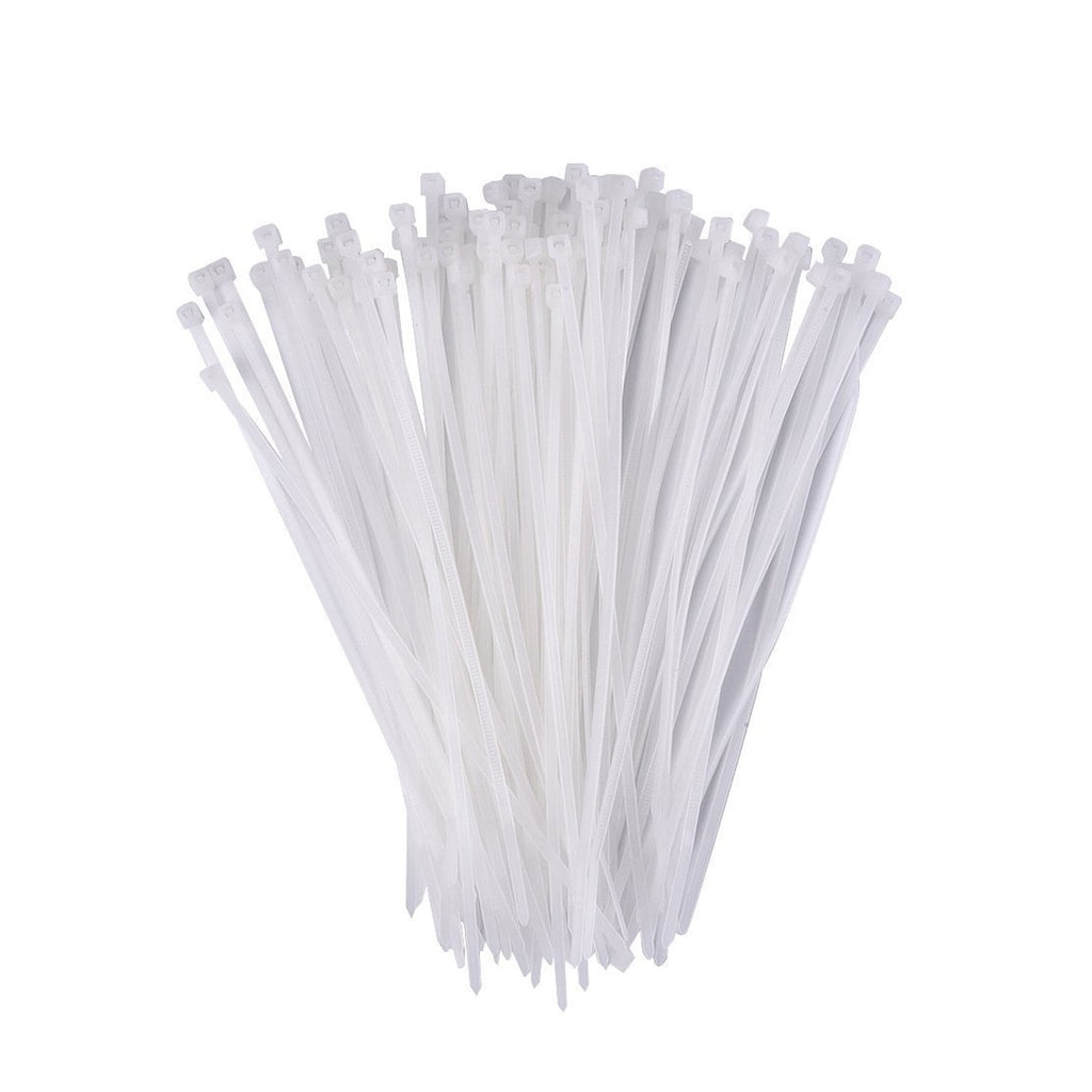 3.2Ã—200 MM Nylon Self-Locking Cable Ties â€“ Heavy Duty Zip Wire Tie (Pack of 100, Black)