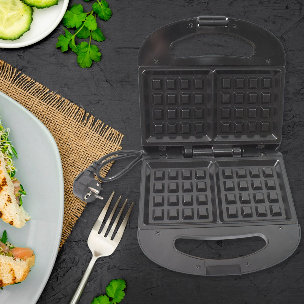 Sandwich Maker â€“ Makes 2 Square Sandwiches, Non-Stick Plates, Easy to Clean