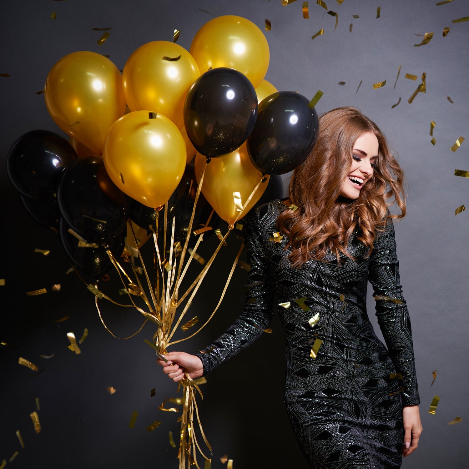 Multicolor festive balloons