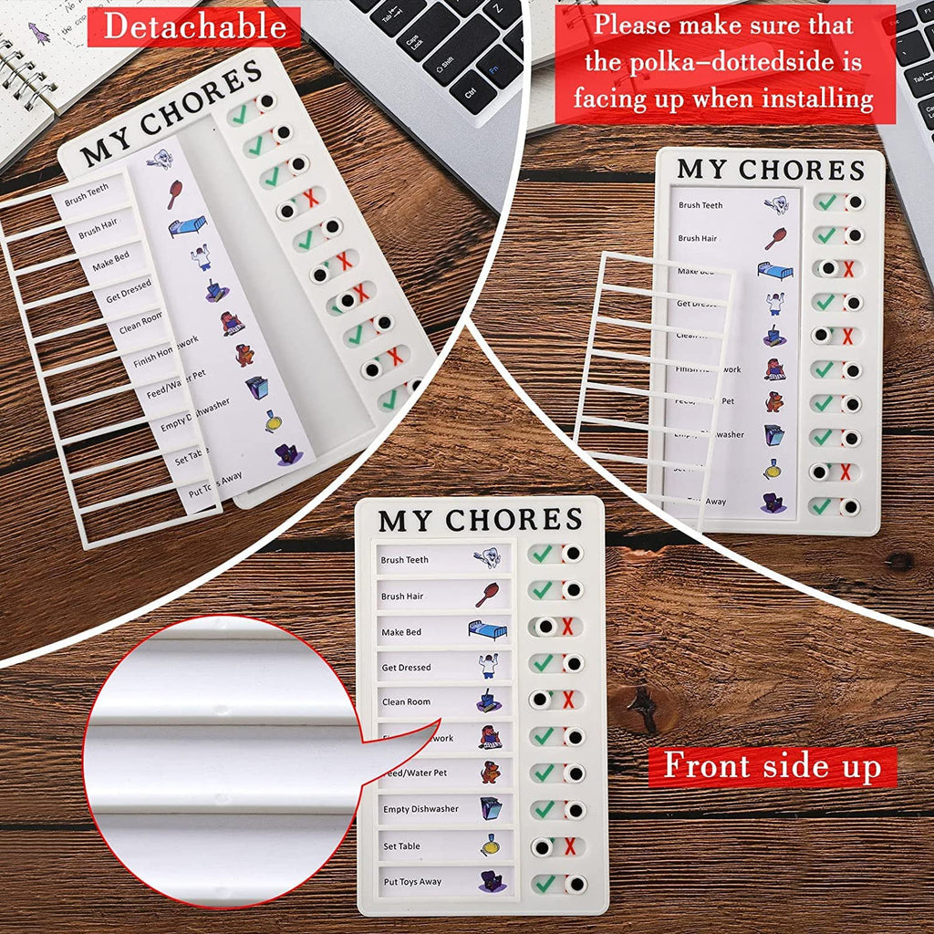 Portable Chores Note Board (20Ã—12 cm, Mix Color)