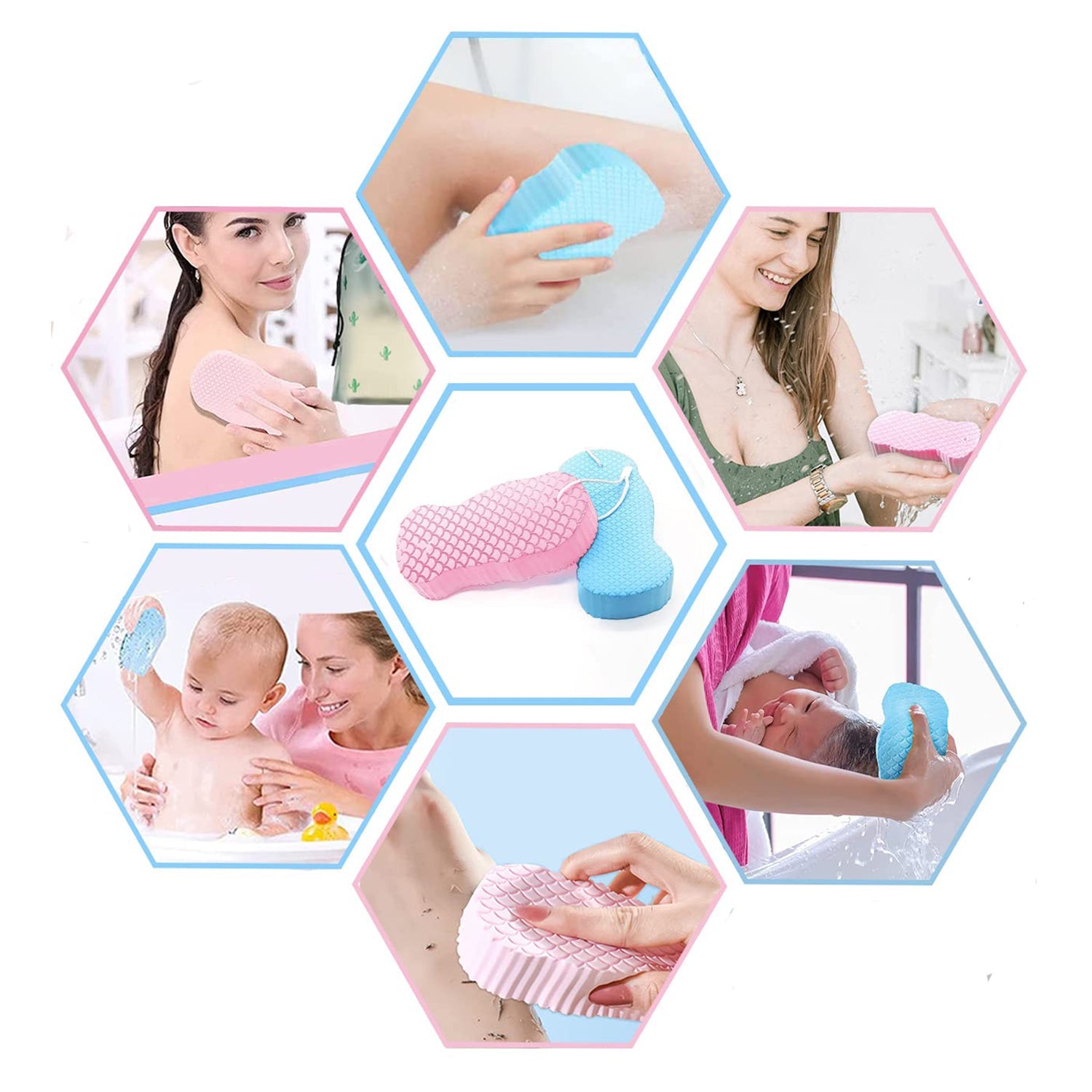 Ultra Soft Exfoliating Sponge â€“ Dead Skin Remover & Face Scrubber