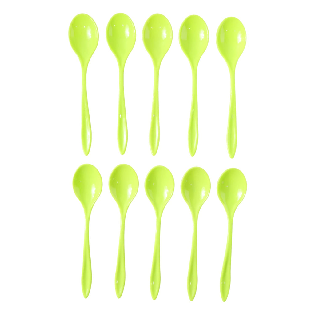 Fancy Spoon Used While Eating and Serving Food Stuffs Etc (10 Pcs)