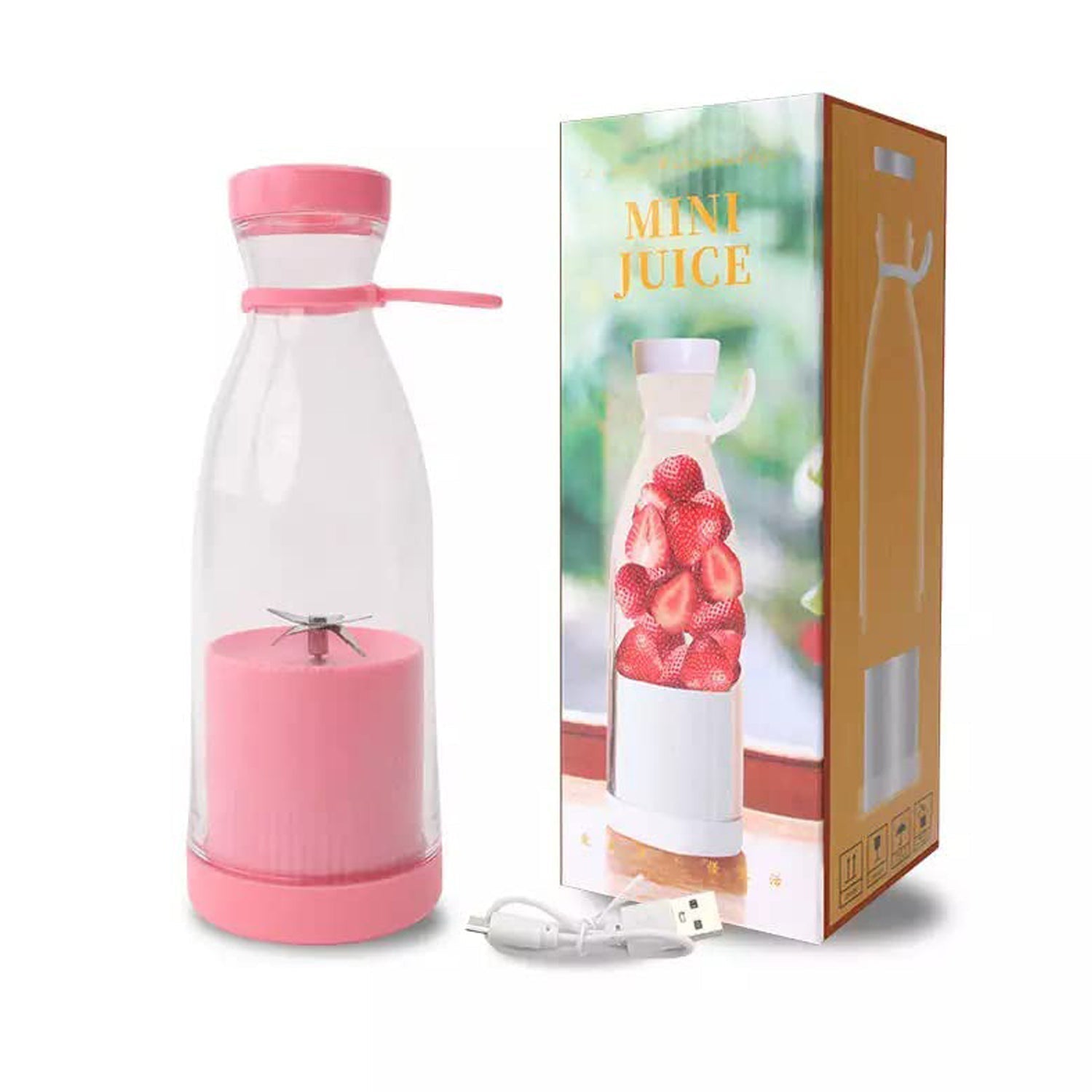 BLENDER PORTABLE JUICER FOR SMOOTHIE 420 ML Multicolour
