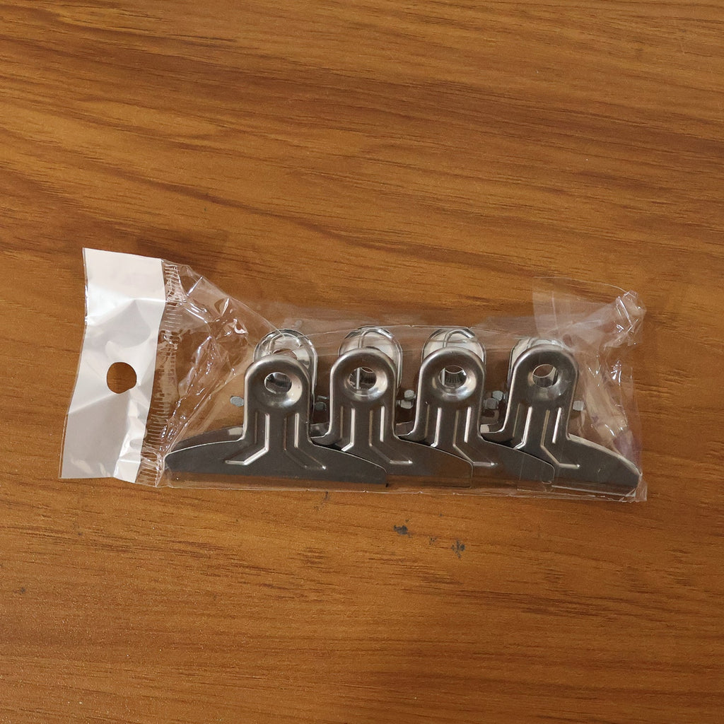 Heavy Duty Metal Paper Clamp Clips (4 Pc)
