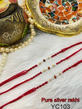Pure Silver Rakhi