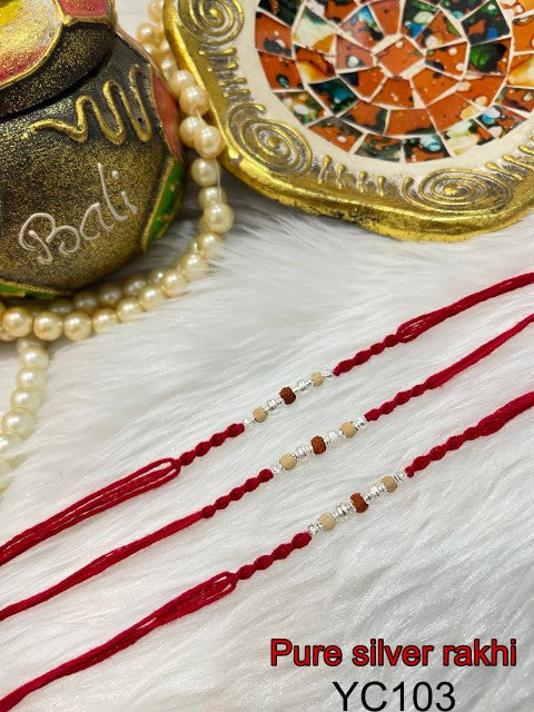 Pure Silver Rakhi
