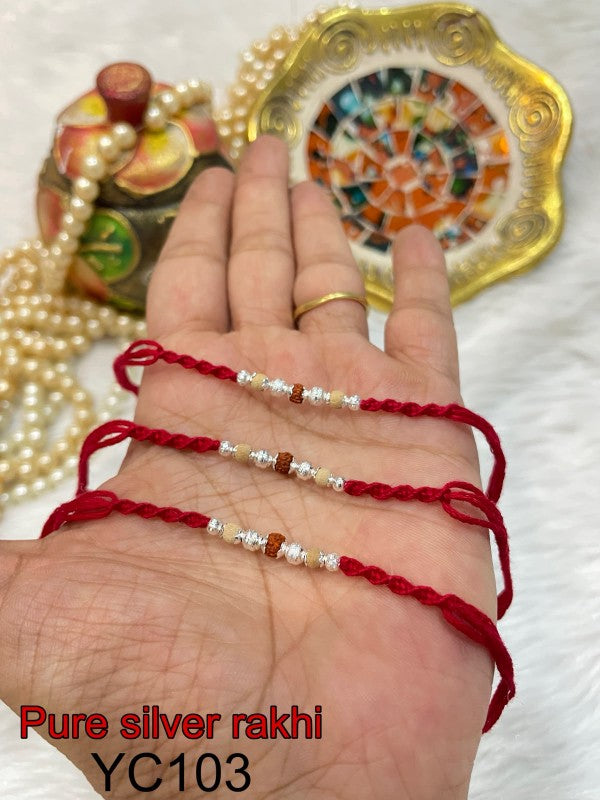 Pure Silver Rakhi