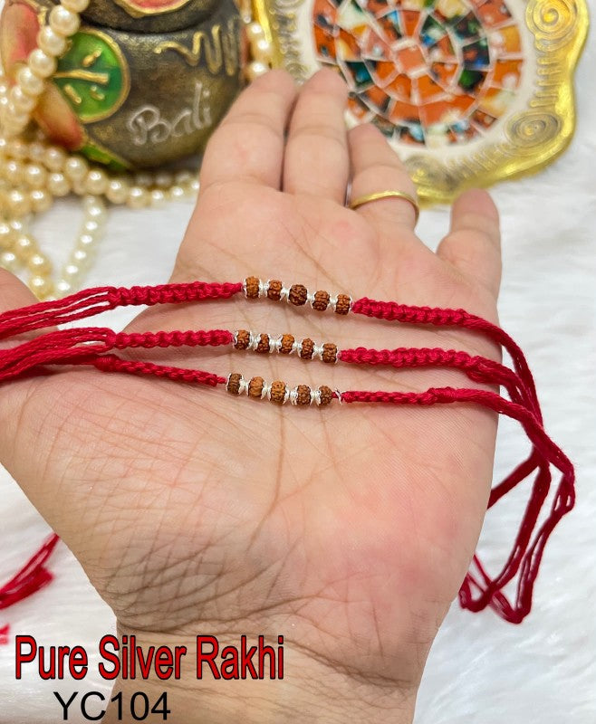 Pure Silver Rakhi
