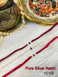 Pure Silver Rakhi
