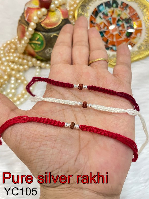 Pure Silver Rakhi