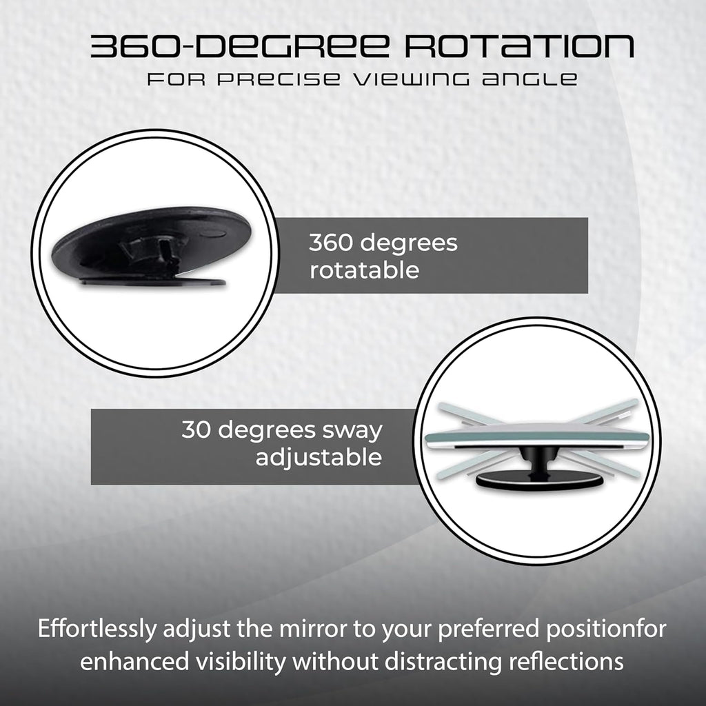 Car Blind Spot Mirror 2 Pc Set