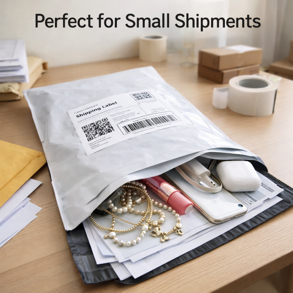 Tamper Proof Courier Bags(6.5X08 PLAIN 180 POD M1) - 100 pcs