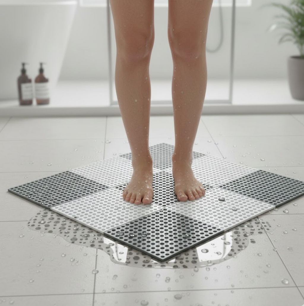 Bath Anti-Slip Mat â€“ Prevent Slippery Surfaces While Bathing (26Ã—26 cm)