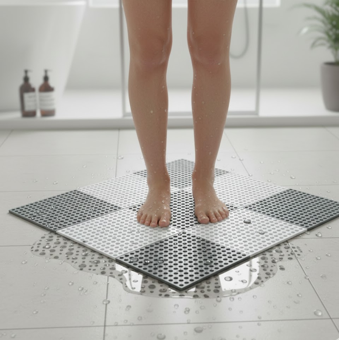 Bath Anti-Slip Mat â€“ Prevent Slippery Surfaces While Bathing (26Ã—26 cm)