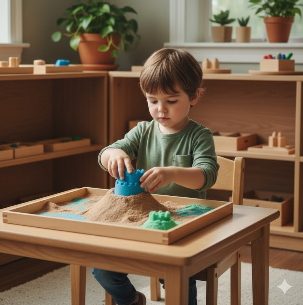 Kinetic Sand Kit â€“ Soft Sand Clay for Kids' Activities