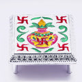 Aluminium foil designer bajot with fancy design.