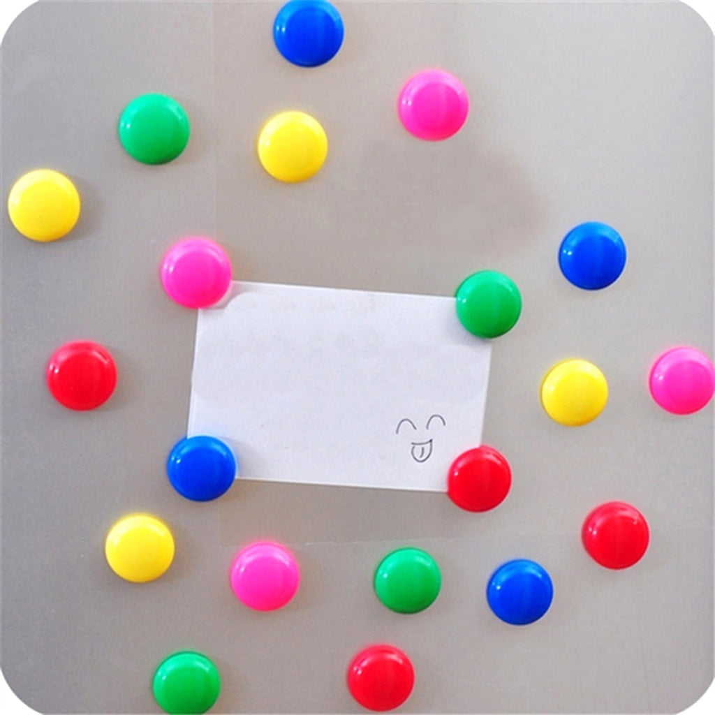 Durable Magnetic Button Set for Kidsâ€™ Experiments (10 Pc, Round Shape)