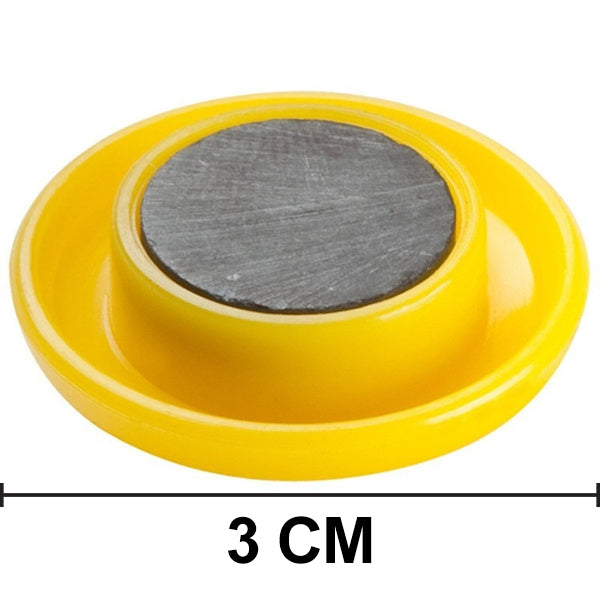 Durable Magnetic Button Set for Kidsâ€™ Experiments (10 Pc, Round Shape)