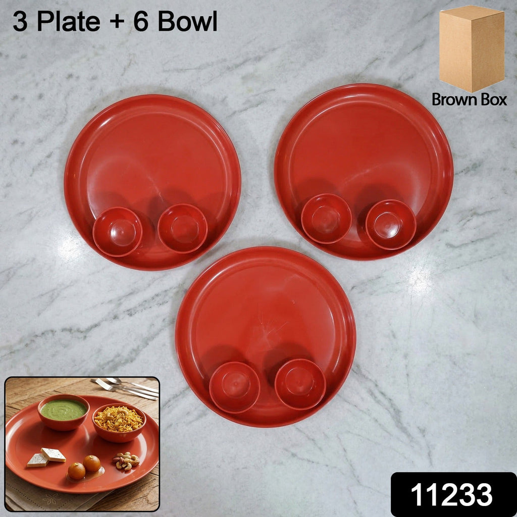 dining serving bowl plate set