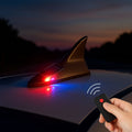 Solar Shark Fin LED Signal Antenna Light for Car Roof Decoration