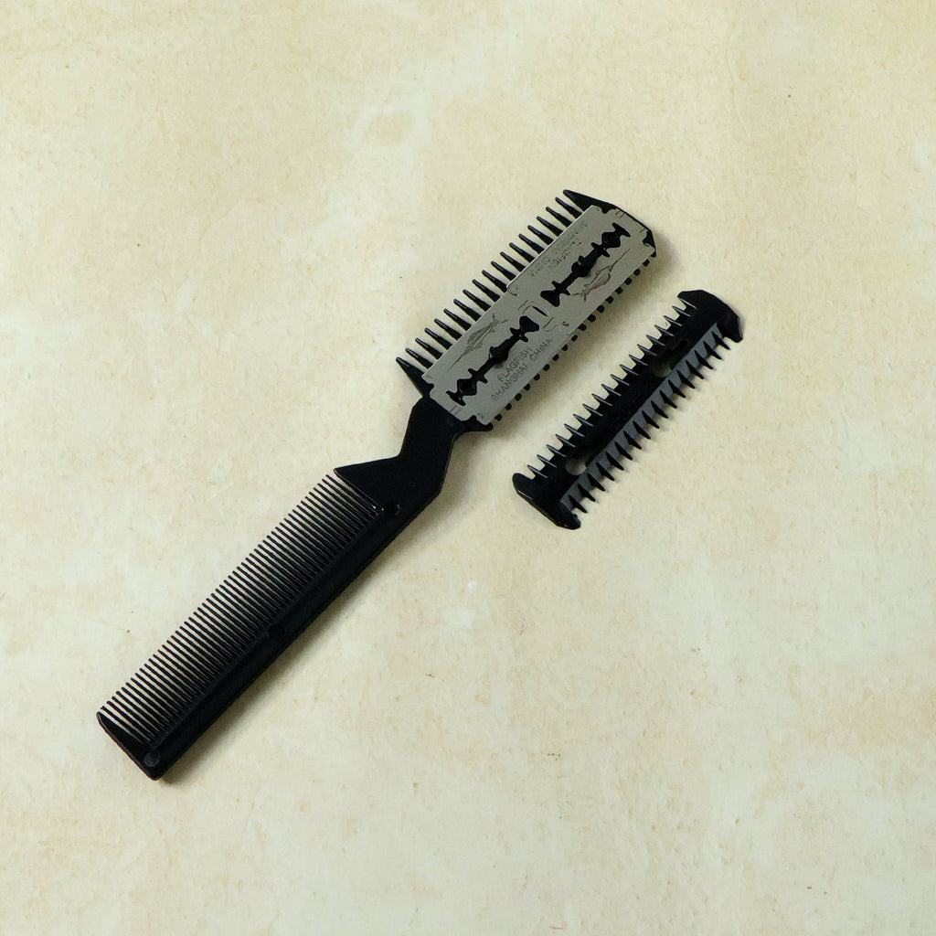 razor blade comb cutter