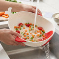 Fish-Shaped Rice Drainer for Efficient Washing and Draining â€“ 1 Pc