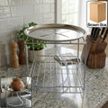 Stainless steel utensils stand