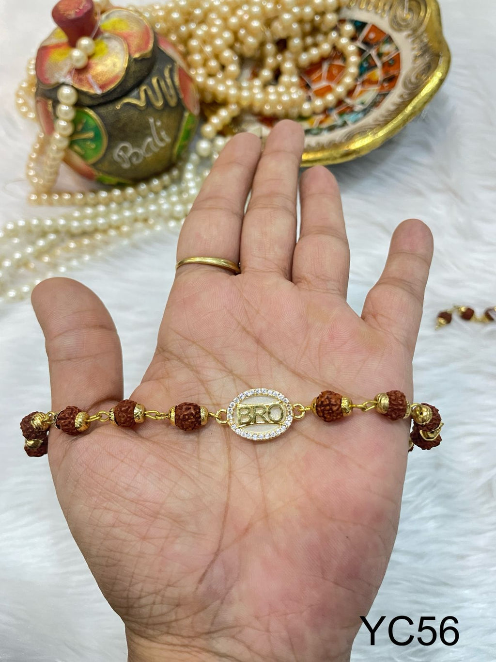 Single Rudraksh Rakhi