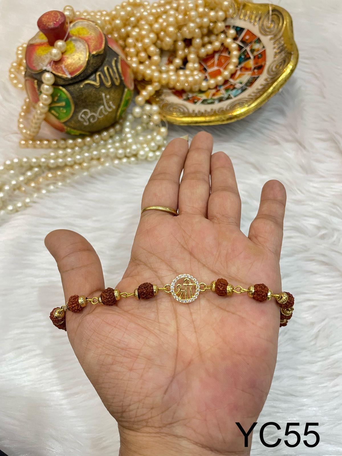 Single Rudraksh Rakhi