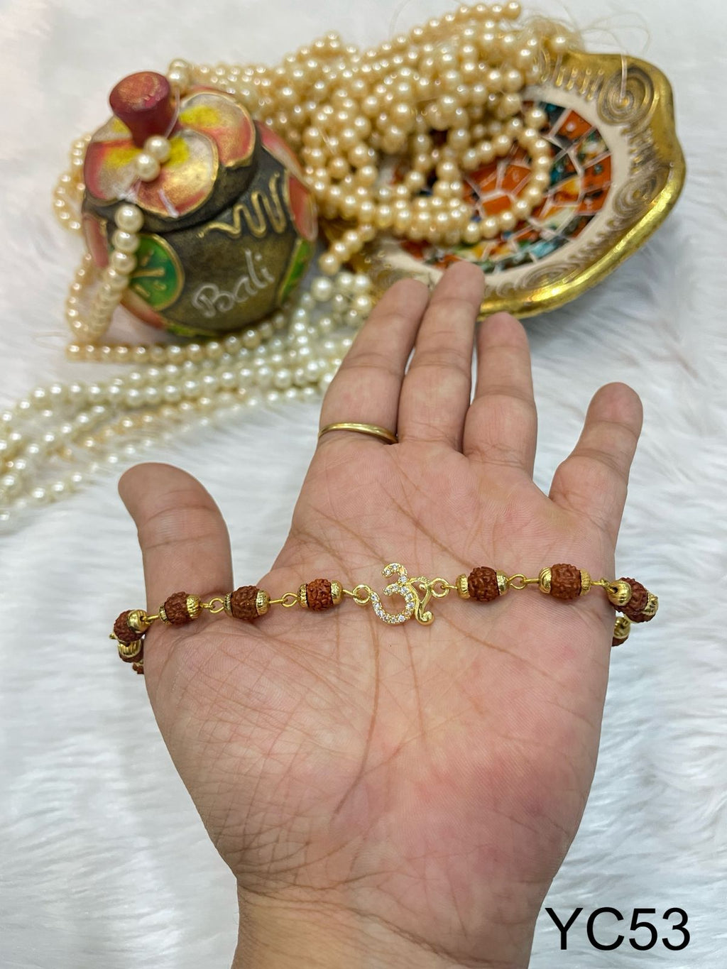 Single Rudraksh Rakhi