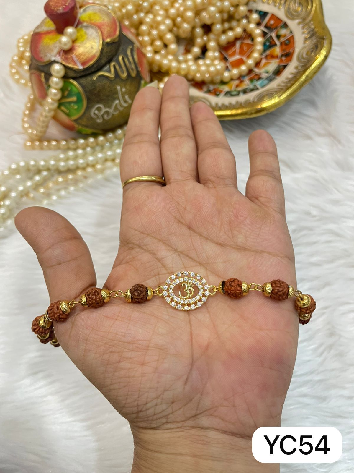 Single Rudraksh Rakhi