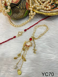 Premium Pair Rakhi for Bhai - Bhabhi