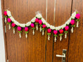 Mesmerising gajra toran with lotus flowers Single piece
