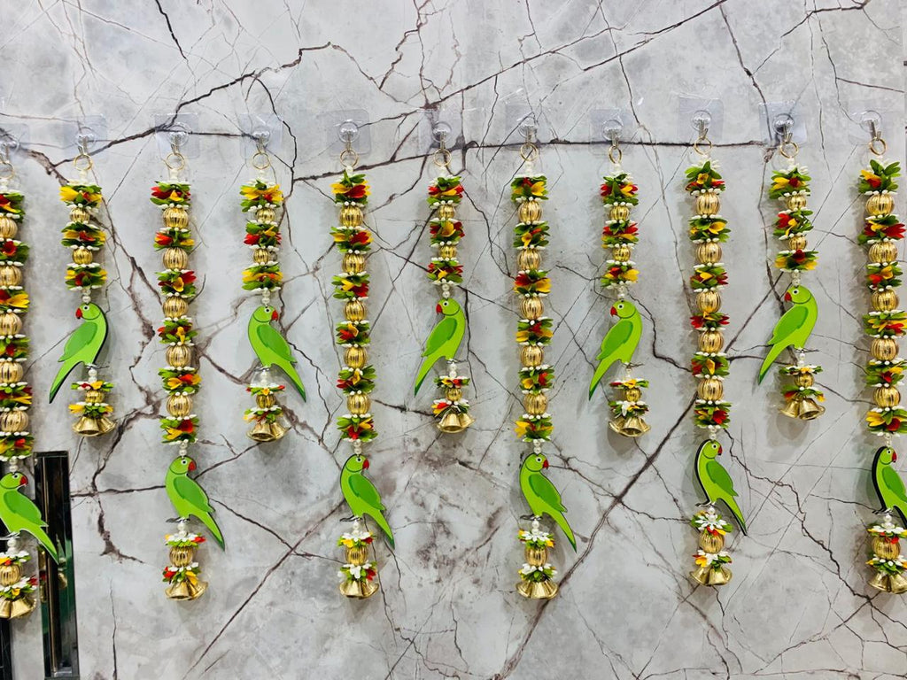 parrot hangings 2 pairs - One Long and one short pair