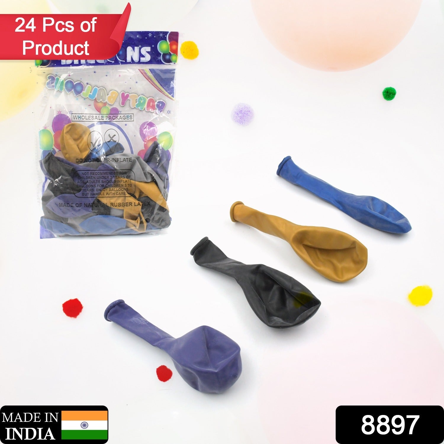 Festive party balloons