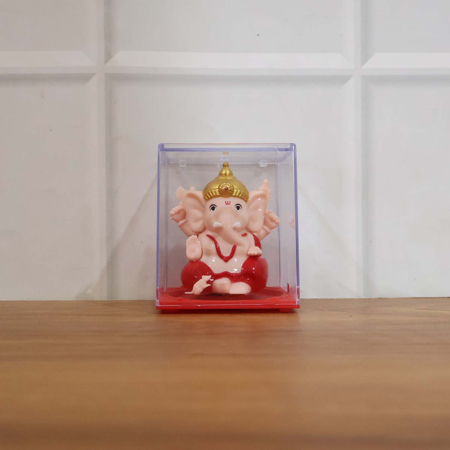Small Hand-Moving Ganesha Idol with Rotating Hands (1 Pc)