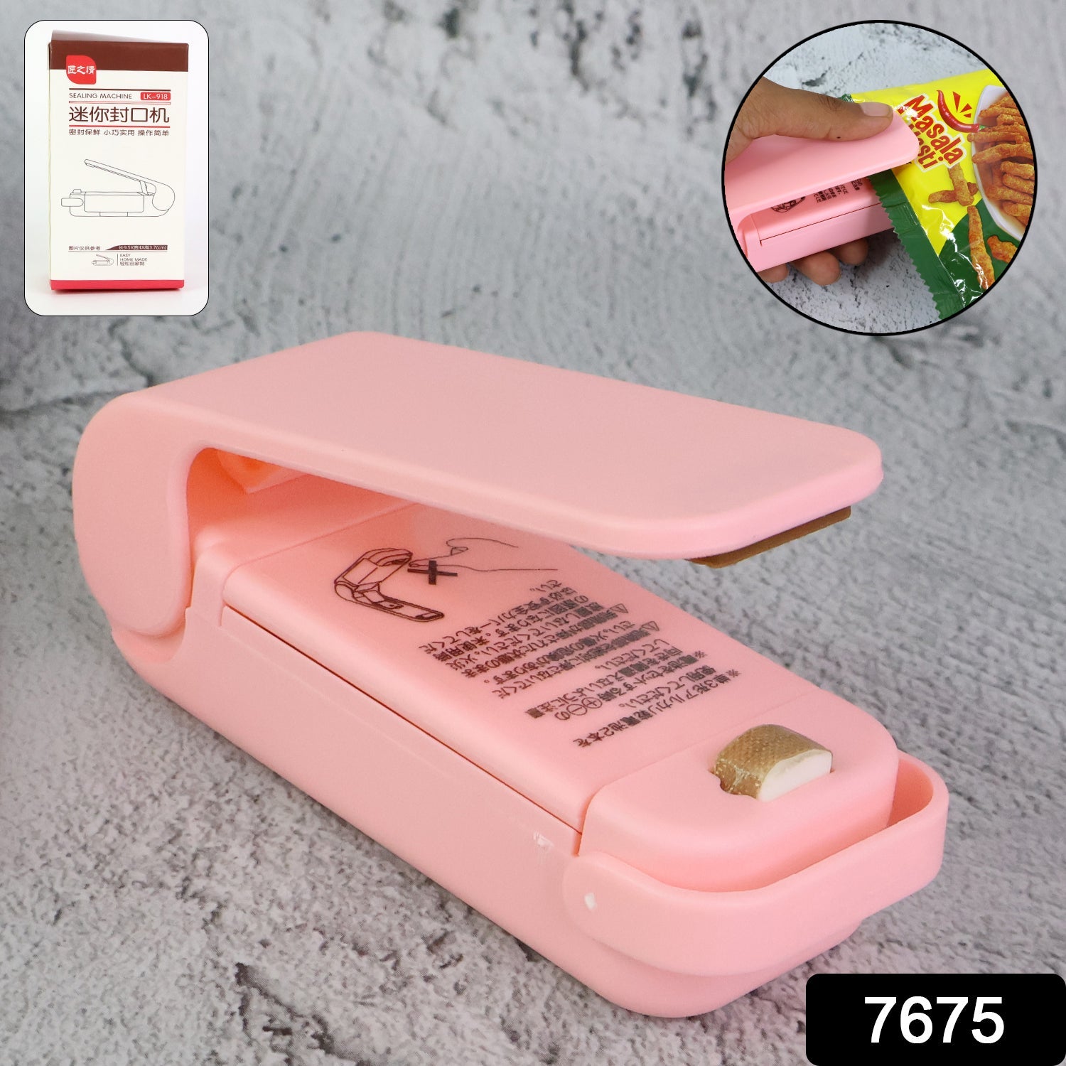 Mini Plastic Bag Sealer â€“ Portable Heat Sealing Machine (Battery Operated / 1 Pc)