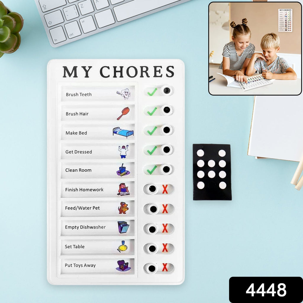 Portable Chores Note Board (20Ã—12 cm, Mix Color)